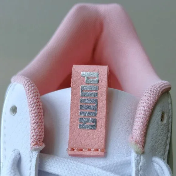 Puma Women's Karmen Rebelle She Moves Us Platform in Lovely White Peach Smooth - Picture 10 of 13